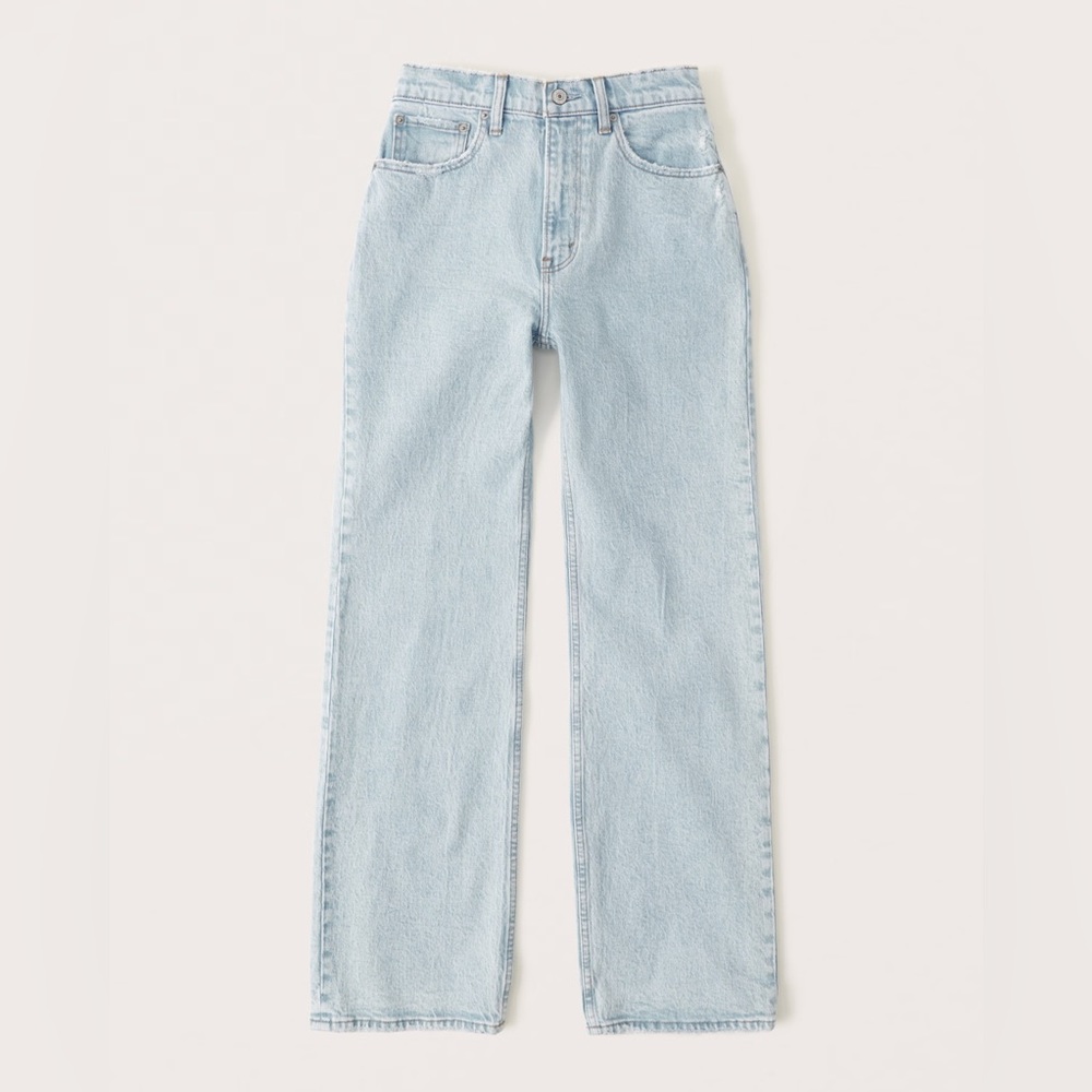 Abercrombie Curve Love High Rise 90s Relaxed Jean Size 27